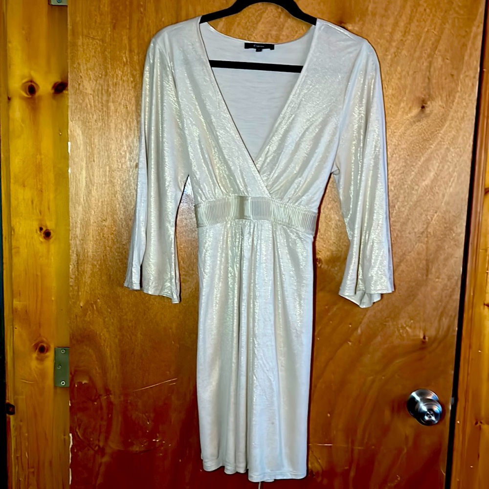 Express Gold Party Dress